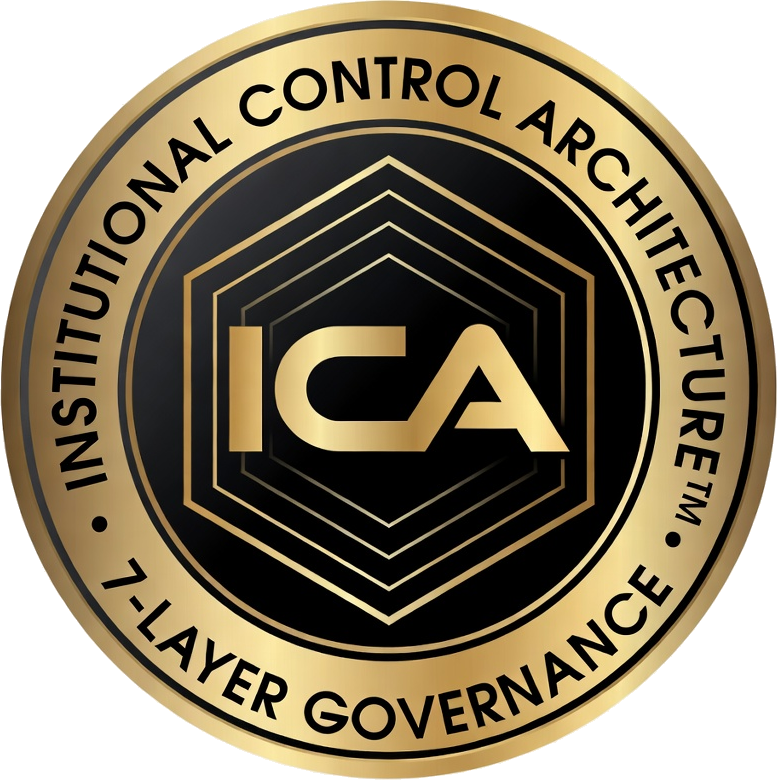 The Institutional Control Architecture · 7-Layer Governance
